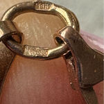 Rose Gold and Silver Leaf Bracelet, Like New, Authentic Photo 3