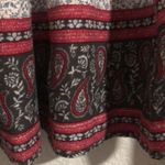 Arizona Jeans ARIZONA JEAN CO. Junior Size XXL Boho Cropped Top Multicolored Paisley Crew Neck Photo 3