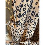 Who What Wear maxi Dress size Large animal print ruffle Photo 5