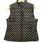 Loft NWT Ann Taylor Quilted Polka Dot Vest Photo 0