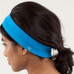 Lululemon Fly Away Tamer Headband in Beach Blanket Blue Photo 0