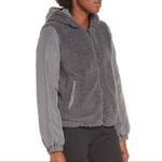 Zella ‎ Faux Shearling Bomber Jacket Size Medium New with Tags Photo 2