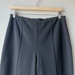 Meimeij Flared Split Hem Black Pull On Seamed Trouser‎ Pants Size 46 Size L Photo 3