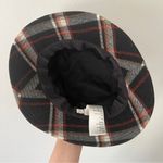 CELINE  Hedi Slimane Red Plaid Wool Bucket Hat Photo 6