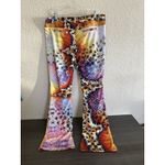 Tesoro Moda Large Fly Zipper‎ Flare Bell Bottoms Whimsical Rare Unique Colorful Size XL Photo 7