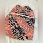 Black Rainn   Women’s Small Sleeveless Abstract Print Cowl Neck Flowy Blouse. Photo 2