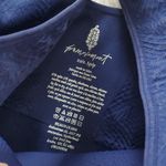 Free People NWOT  Good Karma Tile Textured Square Neck Bra Outerspace Photo 5