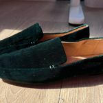 Banana Republic  Dark Green Suede Loafers Photo 0