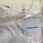 Costume National ivory floral jacquard blazer jacket size 6 Photo 4