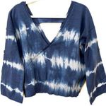 Fate ladies tie dye cropped sweater Blue Size L Photo 0
