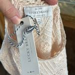 Lucky Brand  Women's Shell Pink Embroidered Long Sleeve Blouse Size S. NEW Photo 6