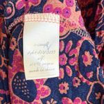 Donna‎ Bella sz XS pink blue halter Y2K burnout floral fairy midi dress Photo 5