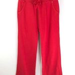 Tyr. Red Line Womens Sweatpants Drawstring Pockets Cotton Red S Photo 0