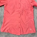 Mountain Hardwear  Canyon Long Sleeve Button Down Shirt Roll Up Sleeve Orange 8 Photo 4