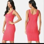 Bebe  textured Bodycon dress in Coral sz P/S Photo 1