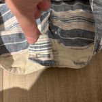 St. Tropez Linen Chino Striped Shorts blue pink size 8 Photo 4