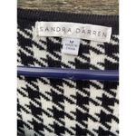 Sandra Darren  size Medium houndstooth knit dress fit n flare Photo 3