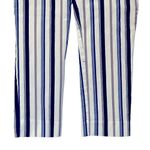 Chico's So Slimming Coastal Striped Slim Crop Ankle Pants Vanity Size 00/US 2 Photo 3