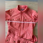 Sharagano  Coral Linen Blouse Photo 4