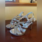 Sweetie’s Prom/Pageant Rhinestone Heels. Size 6.5. Silver Photo 3