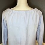 Theory  Drawstring Collar Button Down Shirt Photo 5