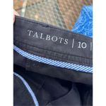 Talbots  size 10 relaxed Chino shorts. Black cotton spandex. Photo 2