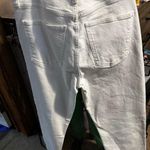 AGOLDE white Cake mid rise straight crop low stretch jeans Photo 0