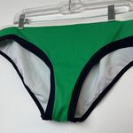 Boden Green and white Black bikini Bottoms Sz 14 Photo 1