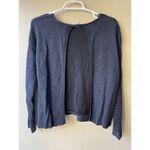 Eileen Fisher Navy Blue and Black Tencel Open Back Sweater Women's Size XS Photo 1