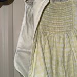 Love Shack Fancy  Yellow Checkered Dress Clarine Linen Gingham Bow Dress size 6 Photo 9