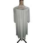 Shadowline Mint Green Nightgown Lace Trim Floral Embroidery Button Front Size‎ L Size L Photo 3