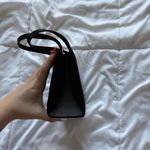 Vintage 90s Y2K Black Mini Purse Handbag Floral Roses Bow Shoulder Strap Photo 3