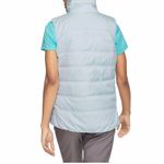 Nike  Women's Gray Blue Platinum Puffer Vest Large Photo 1