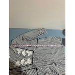 Gap blouse blue white striped embroidery size XS peasant cottagecore fisherman Photo 6