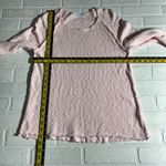 Lulu B Tunic Sweater Top Womens Large Pink Open Knit 3/4 Sleeve Cotton Preshrunk Photo 1