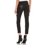 Joie  Okana B Cropped Cargo Skinny Ankle Pant in Caviar Black Size 29 Photo 2