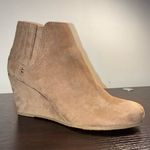 Target Tan Suede Wedge Booties Photo 1
