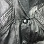 Vintage Suede Black Leather Western Mid Photo 3