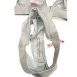 Xhilaration Women’s Size M Bikini Top & Bottom Silver Grey Ribbed Triangle NWT Photo 5