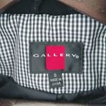 Gallery  S Black Quilted Snap Front Cotton Jacket Photo 9