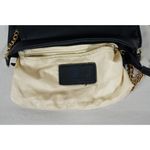 New York & Co. Black Quilted Crossbody Purse Zipper Chain Detail Photo 5