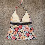 Coco reef VINTAGE  floral polka dot tankini bathing suit top 34d/ medium Photo 3