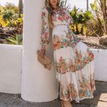VICI  | Joliet Floral Tiered Maxi Dress Photo 7