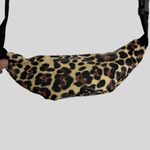 Leopard Print Adjustable Waist Fanny Pack With Zipper Closure & Black Strap Photo 3