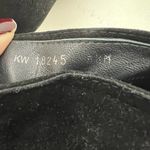 Stuart Weitzman  black ankle boots bootie tapered block heel unique size 8.5 Photo 7