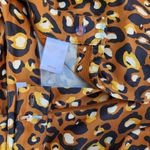 EXPRESS X LadyGang High Waisted Leopard Satin Wide Leg Pant Womens 4 Polyester Photo 7