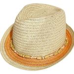 Panama Jack  Womens Beaded Brim One Size Paper Braid Hat Photo 0