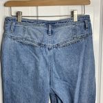 We The Free  High Waist Pleated Paperbag Mom Stone Wash Denim Jeans W-848 Size 27 Photo 5