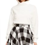 Bar III White Long Sleeve Turtle Neck Sweater Size: Small Photo 0