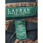 Ralph Lauren Lauren ‎ Black Cotton Equestrian  Button-Down Top Womens Large Photo 5